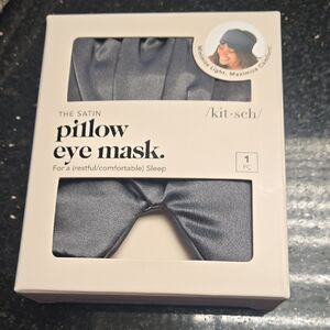 Kitsch Satin Pillow Eye Mask - Gray